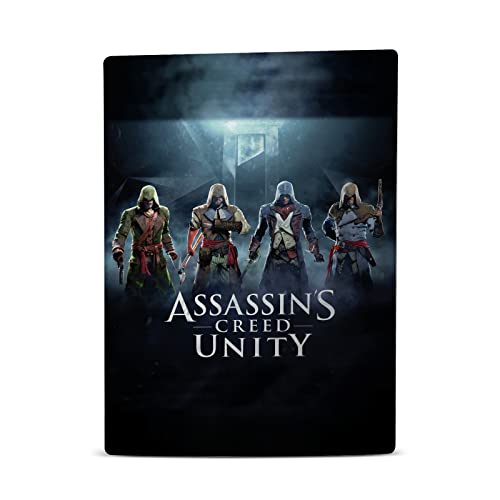 Дизайн на своята практика за главата Официално Лицензиран Assassin ' s Creed Group Unity Key Art Vinyl Стикер На Предната Панел Детска Стикер на кожата, която е Съвместима с конзолата