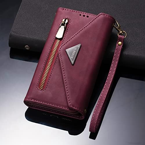 CCSamll Чанта-портфейл за Xiaomi Redmi Note 11 Pro за жени, Чантата през рамо, Чанта на маточната шийка ремешке, Калъф-дантела с притежател на лична карта, калъф за телефон Xiaomi Redmi N