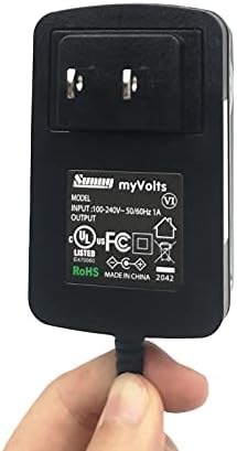 Захранващ Адаптер MyVolts 9V, Съвместим с/Уплътнител за преносими радиостанции Motorola TLKR-T50 - US Plug