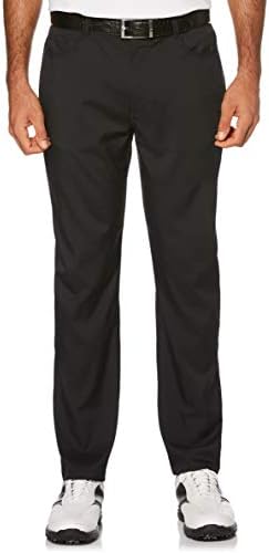 Мъжки ластични панталони за голф PGA TOUR с Плоска предна част и 5 джобове отпред и активен колан (размер на кръста 30-44 за големи и високи)