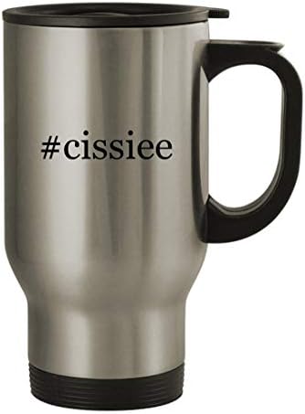 Подарък дрънкулки #cissiee - Пътна Чаша От Неръждаема Стомана с тегло 14 грама, Сребрист