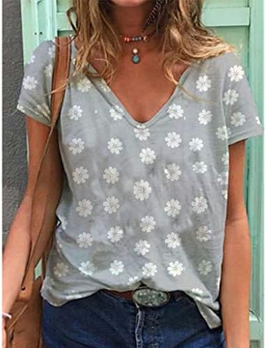 Yubnlvae/ Модни Ежедневни Дамски тениски Големи Размери, Летни Блузи, с кръгло деколте и завязками с дълъг ръкав, Леки