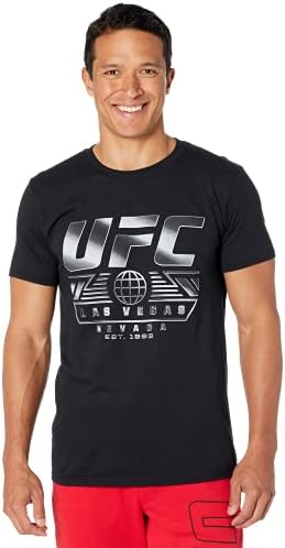 Официално лицензирана UFC Мъжки Хромирани Тениска