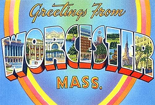 Писма От Вустера, Масачузетс - 1930-те години - Реколта Чаша-пощенска Картичка