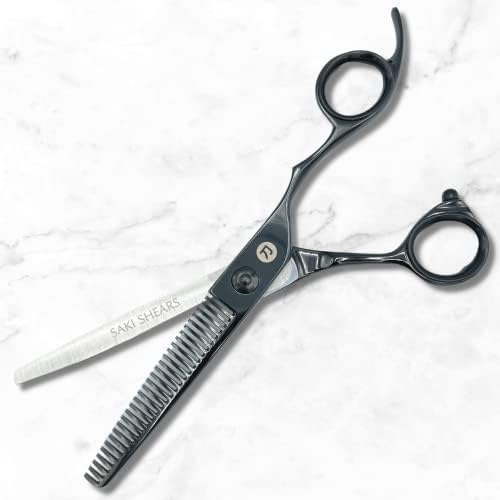 Ножица за изтъняване на черни коса за професионални фризьори - Японската Стомана - Предназначени за салонного употреба (Katana)