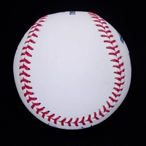 Аарон Съдията, Всички Се Изправи! Подписан OML Бейзболен HR-Шампион йорк Янкис MLB е Сертифициран - Бейзболни топки с автографи