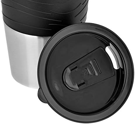 Чаша на Georgi в 15 мл с капак, Кафеена чаша с изолация от неръждаема стомана и Термокружка със защитата от пръски - Изолиран Пътен чаша за топли и студени напитки - Не съдържа BPA (2 опаковки)