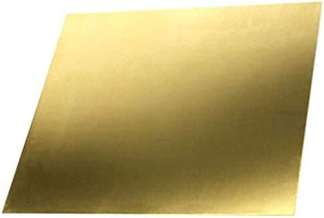 Месинг лист HUILUN Дебелината на ламарина от чиста мед (2 мм) Ширина: 400 мм Дължина: Месингови плочи 400 мм