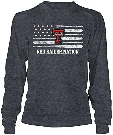 Hoody FanPrint Texas Tech Red Raiders с качулка - Бейзболна нация