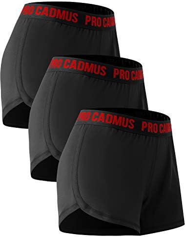 Дамски шорти за бягане от Ликра CADMUS Workout Pro Shorts Обикновен и Голям размер