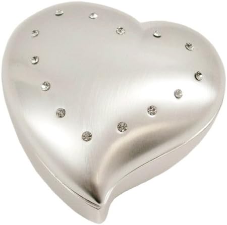 1 начална Кутия-Сърце Свободна форма с Кристали