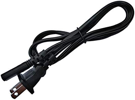 Клас 2-Пинов кабел AC IN Cord, съвместим с активни двухрежимными полочными тонколони Sanyun SW SW206 SW208 SW228BT, 4-инчов студийным част на монитора и Aux вход в режим Hi-Fi за домашната си музикална система (само