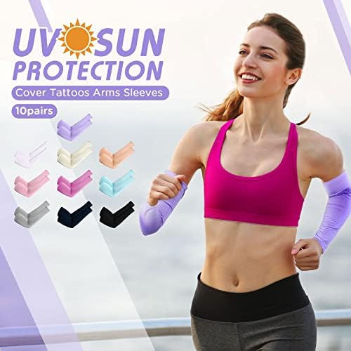100 Чифта Ръкави на Едро за Мъже И Жени, Спортни Ръкави Охлаждащи Компресия Ръкави UV Защита От Слънцето