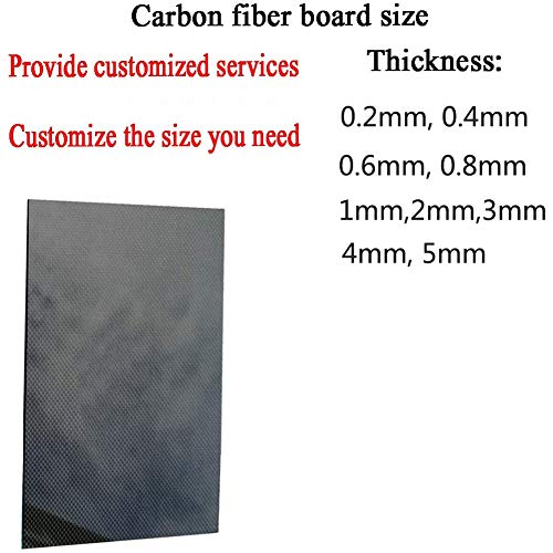 Лист плоча, изработени от Въглеродни влакна 5 mm x 200 mm x 300 mm, за обхвата на Дрона направи си САМ и Т.н. Дебелина на плочи От Чисто Въглеродни влакна (прости Сплитки, ярка)