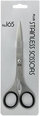 Ножици Plus 34-725, Ножици от неръждаема стомана Дължина на острието: 2,7 инча (69 mm), № 165 BK Black