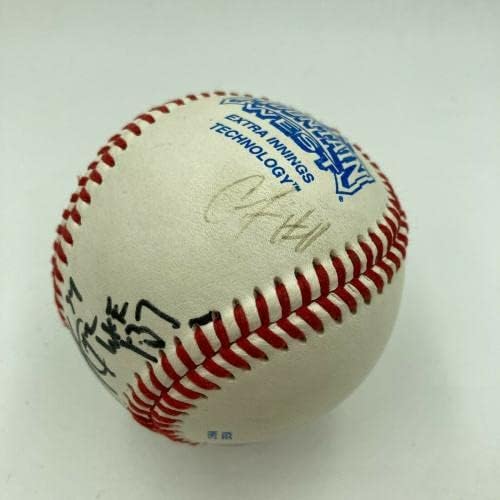 Брайс Харпър Подписа Договор с Новак 2010 NCAA Juco World Series Official Baseball JSA - Бейзболни топки с автографи