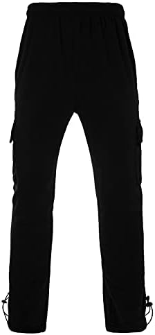 Мъжки флисовые спортни панталони-карго Bellnorth с Множество джобове, Свободни Ежедневни M-5XL, Високи и с Голям Размер