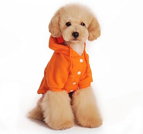 Гащеризон за кучета Barkertime Тиква Orange on Blue, Водоустойчив, който предпазва от бягство. Премиум-клас, XL, Без дупка за опашката - Произведено в САЩ