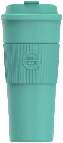 Кафеена чаша COOL GEAR 3 в опаковката 19 грама Eco 2 Go с подвижна защитна лента | Могат да се мият в миялна машина, не да раздаваш, Пътна чаша с двойни стени за кафе, чай и много Други | Variety Pack