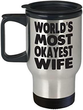 Най-подходяща в света пътна чаша за жена - Wifey Travel Mug - Идеи за подаръци за жена