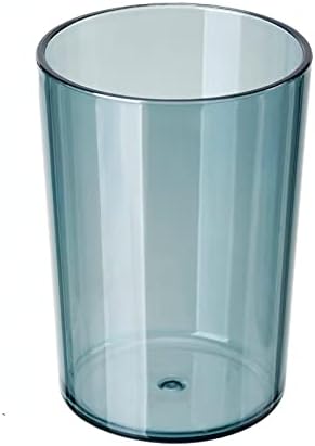 URISMO Чаша вода за уста с Четка за миене на съдове с Чаша за четка За зъби Домакински Комплект Двойка Зъбни четки Чаша вода за уста Прозрачна Пластмасова Чаша с Капачк