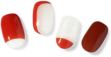 kouve (N Черешово Червено Нокти) 30шт Набор от Стикери с печат за нокти Semicure Нокти