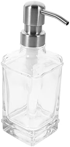 Alipis 1 Комплект Бутилка за Лосион Стъклена Опаковка За Измиване на Тялото Стъклена Помпа Опаковка Бутилка За Климатик За Баня Празни Бутилки за Шампоан Опаковка Пом