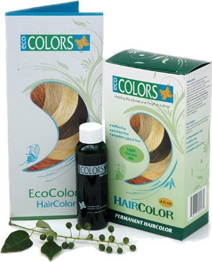EcoColors Цвят на косата Средният Пепеляво кафяво - 5C (2 грама на възложителя цвят 2 грама)