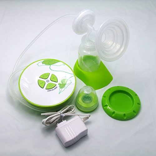 Iron Единичен Електрически Молокоотсос За Кърмене за Кърмещи Майки, Без BPA, Зелен
