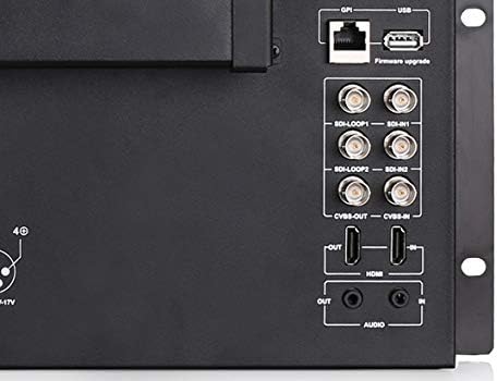 SWIT M-1073H FHD Двойна 9-инчов монитор за монтаж на багажник, TFT панел с led подсветка със собствена разделителна способност от 1920 × 1200, контраст 1000:1, Професионален излъчване монитор за пост - и предавания