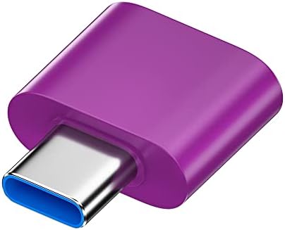 Адаптер Yafe C USB към USB Адаптер USB-C USB порт USB 3.0, Адаптер USB Type-C към USB (лилаво)
