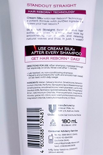 Крем-балсам Silk Откроил Точно за Изправяне на коса Creamsilk 180 мл