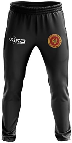 Футболни спортни панталони Airosportswear Montenegro Concept (Черен)