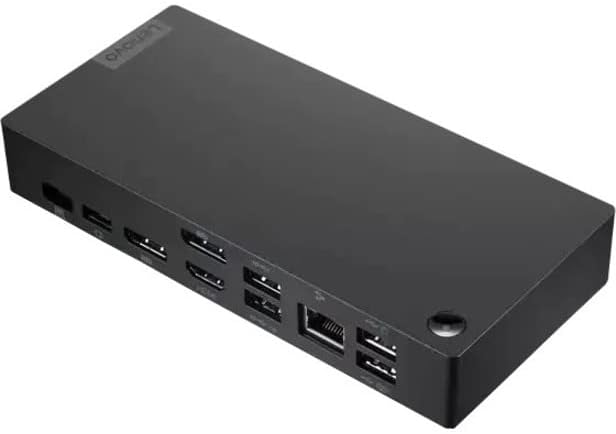 Lenovo - Зарядно устройство USB-C (само за Windows) - 65 W свързани с адаптер на захранване с мощност 90 W - Поддръжка на Univ за повечето преносими компютри Win 10 и по-горе с USB интерфейс-C - Мулти 4K при 60 Hz -