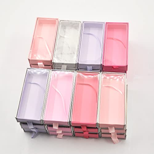 Кутия за опаковане на фалшиви мигли Кутии за опаковане на мигли От синтетични или изкуствени мигли Cils Калъф за чекмеджета (Цвят: Style3, Размер: 50 скоростна без лого)