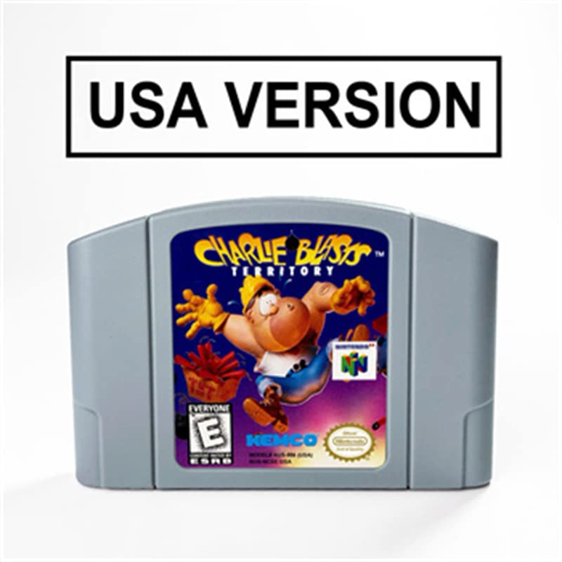 Чарли Blast's Територия За 64-битов игра касета Американската версия на Формат NTSC