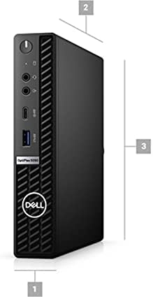 Настолен компютър Dell OptiPlex 5000 5090 Micro Tower (2021) | Core i7-1 TB SSD + 1tb HDD - 64 GB оперативна памет | 8 ядра при честота на 4.6 Ghz - процесор 11-то поколение Win 11 Pro (обновена)