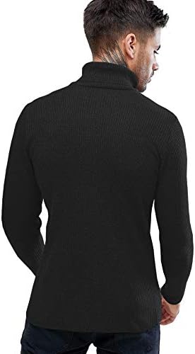 Daupanzees Мъжки Ежедневни Базови Термо-Turtlenecks Slim Fit, Пуловери, Минерални Пуловери