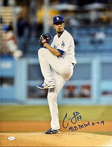 Карлос Фриас Лос Анджелис Доджърс, Подписано Снимка 16x20 JSA W989919 - Снимки на MLB с автограф