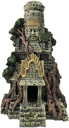 Аквариум СЛОКМЕ, статуя на Буда Ангкор Ват, храмови обстановка - Аквариум с рибки, дзенский орнамент, декорация на Буда, който носи късмет