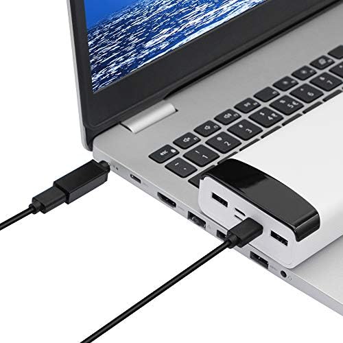 CERRXIAN 100 W PD USB Type C Конектор dc, 4.0 mm x 1,35 мм Адаптер за зареждане на Asus ZenBook UX330 UX330U UX360 UX360C UX305 UX305C Q302L Q304U (100w-40135a) (черен)