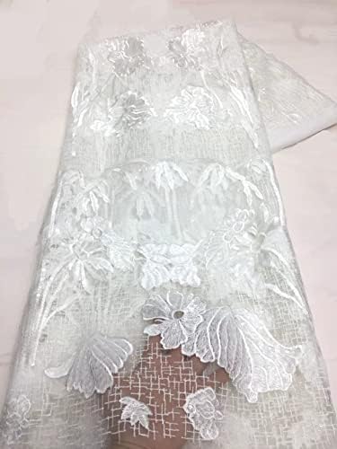 Embridery Пайети и Дантели Африкански Сватбена Рокля от висшата мода Плат за Шиене на Дрехи Занаяти Нигерийски Дантелено Платно за Сватбен Вечерна рокля от Швейцарската Воал