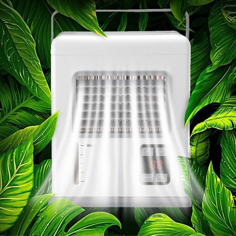 n/a Мини Настолен Климатик Вентилатор за охлаждане на въздуха USB Преносим климатик 3 прехвърляне на Вентилатор за охлаждане на Лично пространство (Цвят: бял, размер: Един размер)