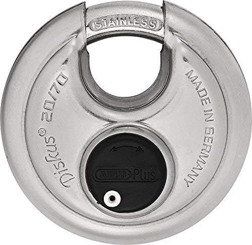 Окачени заключване ABUS 20/70 използва disqus от неръждаема стомана с дужкой 3/8 , с един и същ ключ, Произведено в Германия (с един и същ ключ)