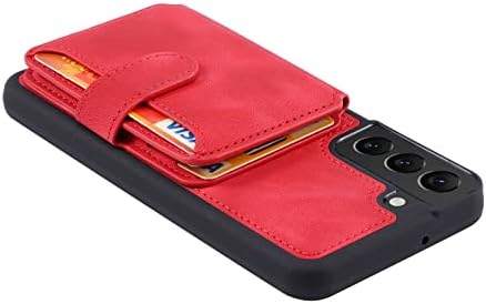 Защитен калъф, Съвместим с Samsung Galaxy S22 Plus Case Wallet, Реколта Седалка от Изкуствена кожа с магнитно панти капак от TPU, Защитни Калъфи, които са Съвместими със Samsung Galaxy S22 Plus Портфейла Case, Съвместими