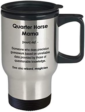 Смешно коня завършват Мама на кафе дефиниция чаша - 14 унция чаша