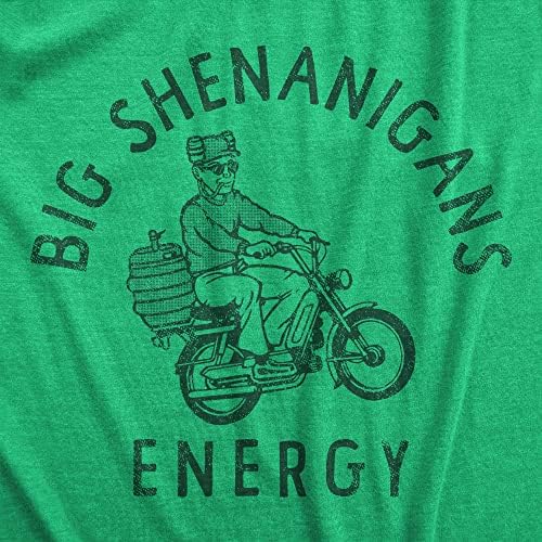 Мъжки t-shirt Big Щуротии Energy Забавна Тениска St Paddys Day Drinking Partying Vibes за Момчета