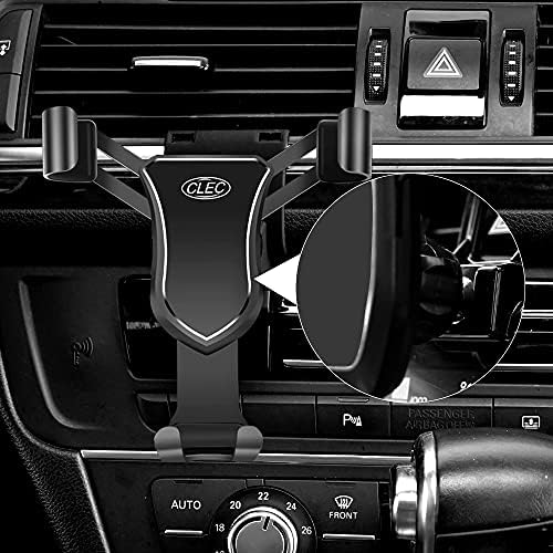 Кола за телефон подходящ за Audi A6, Планина за телефон на отдушник подходящ за A6 2014-2018, стойка за номер на поръчка, който е Съвместим с всички телефони