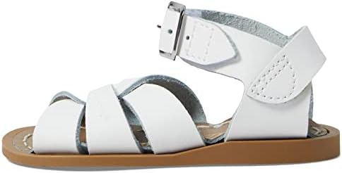 Сандали за солена вода от Hoy Shoes The Original Salt Water Hook & Loop (Бебе/Бебе/Малко дете) Бели 8 M за деца