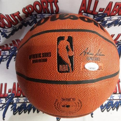 Ник Андерсън Истинска Баскетболна топка с Автограф и Надпис JSA - Баскетболни Топки с Автограф
